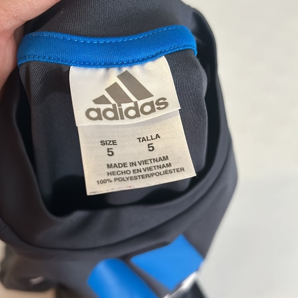 Adidas Boy’s Short Sleeve Athletic Top Size 6 - Picture 3 of 6